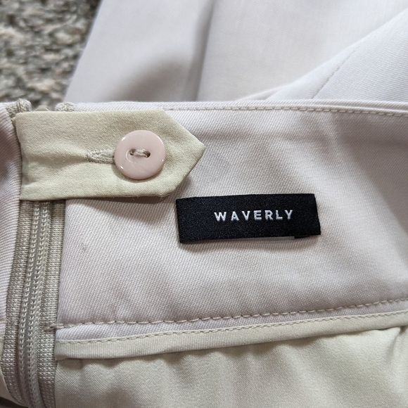 Lafayette 148 Waverly cream wool blend professional work slacks 12 - Picture 11 of 15